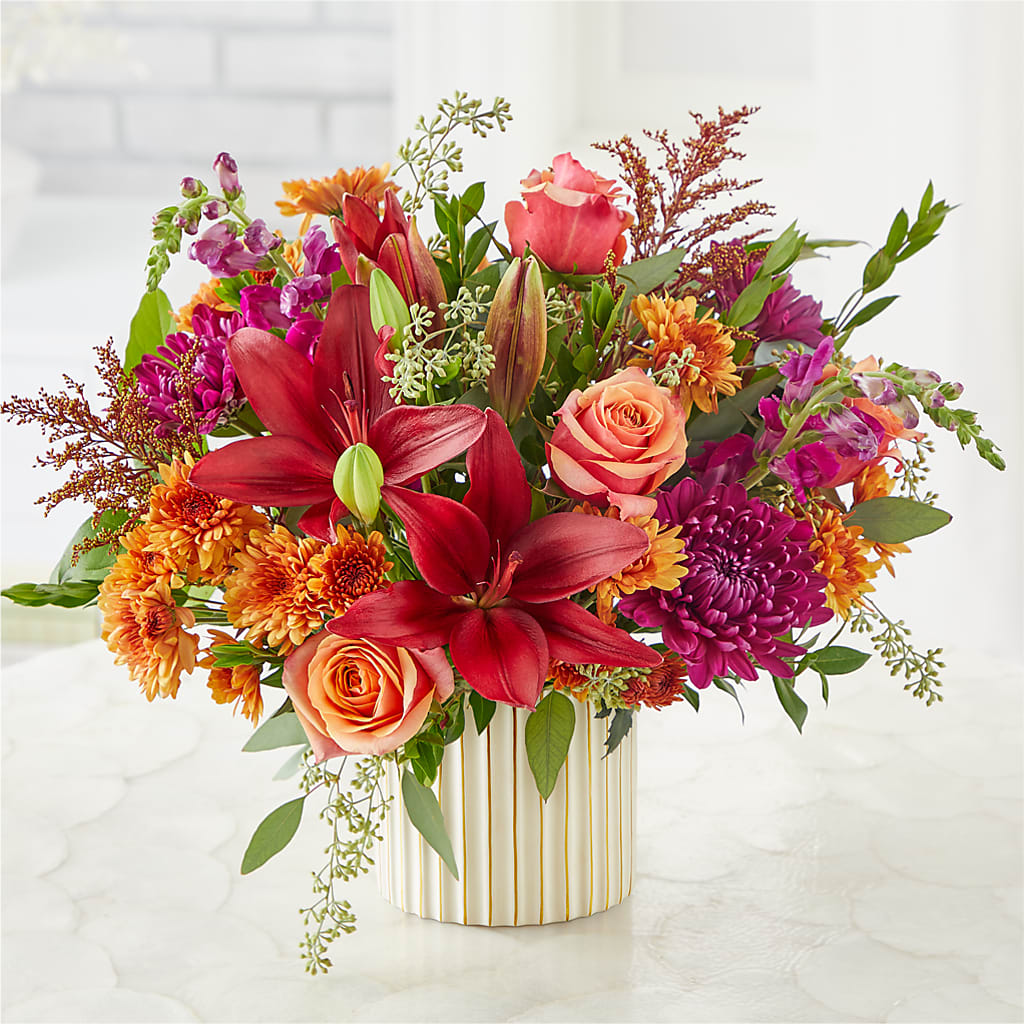 Burgundy Landscape Bouquet –  Country Cottage Floral Creations, Conroe TX