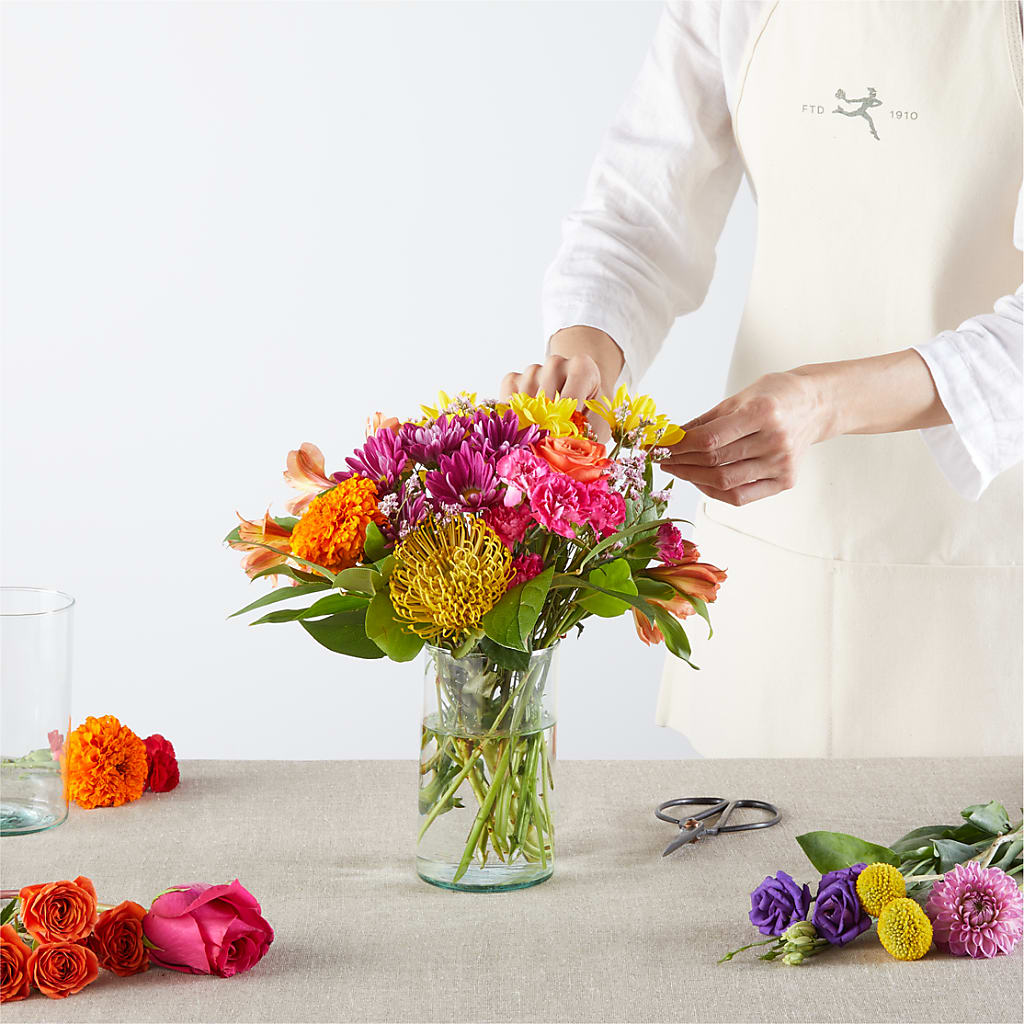 Feast of Color – A Florist Original –  Country Cottage Floral Creations, Conroe TX