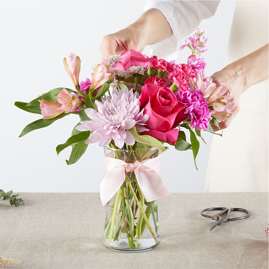 Pink Ribbon - A Florist Original –  Country Cottage Floral Creations, Conroe TX