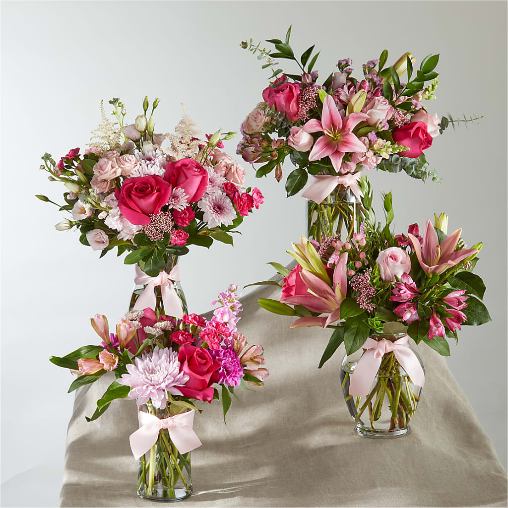 Pink Ribbon - A Florist Original –  Country Cottage Floral Creations, Conroe TX