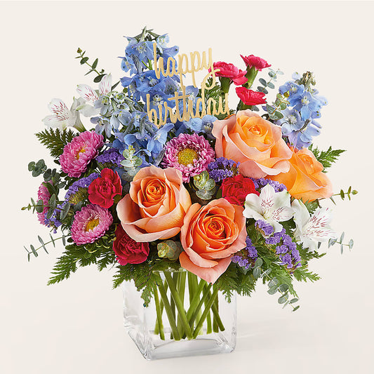 Birthday Bash Bouquet –  Country Cottage Floral Creations, Conroe TX