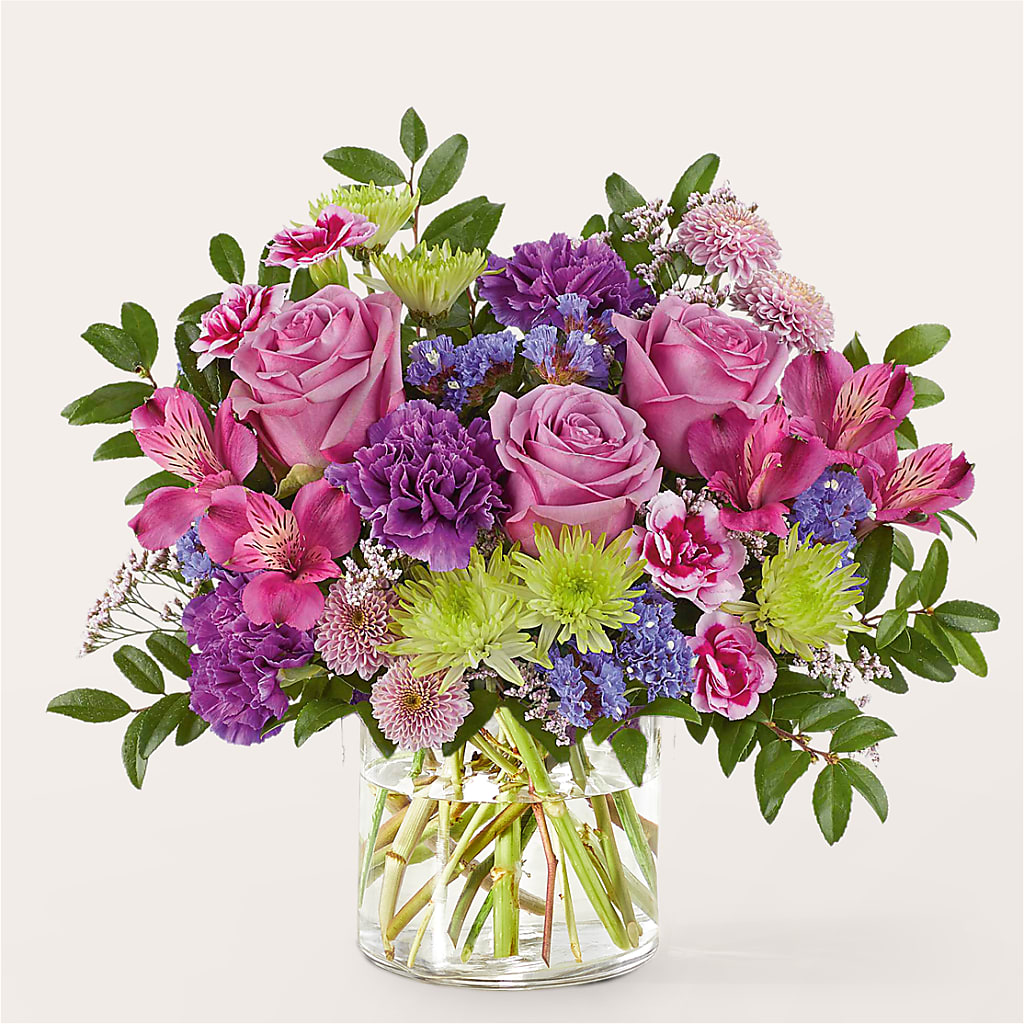 Glass Half Full Bouquet –  Country Cottage Floral Creations, Conroe TX