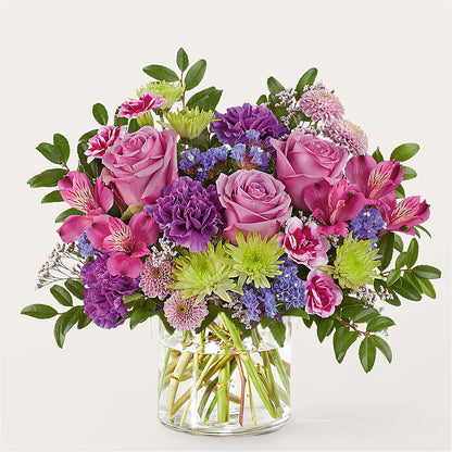 Glass Half Full Bouquet –  Country Cottage Floral Creations, Conroe TX