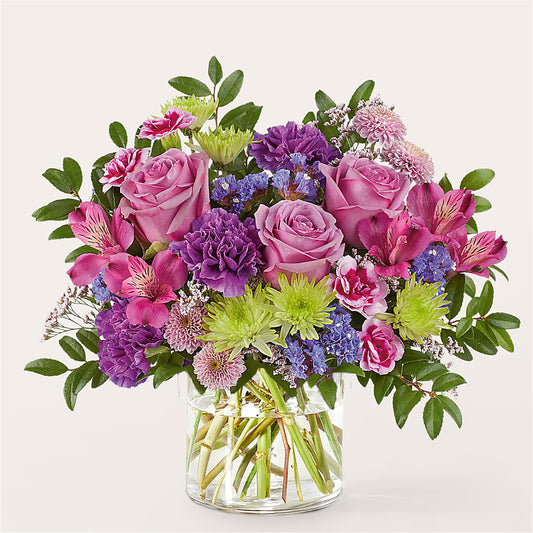 Glass Half Full Bouquet –  Country Cottage Floral Creations, Conroe TX