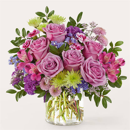Glass Half Full Bouquet –  Country Cottage Floral Creations, Conroe TX