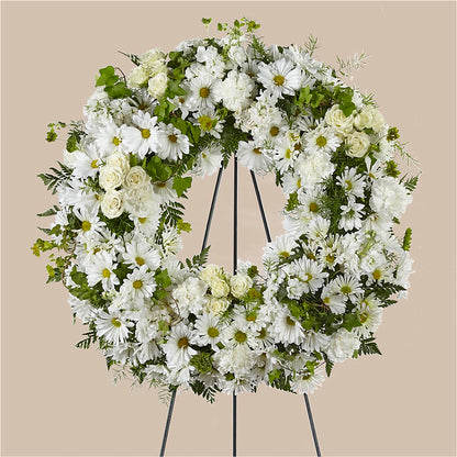 Faithful Wishes Wreath –  Country Cottage Floral Creations, Conroe TX