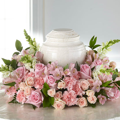 Blooms of Hope Cremation Adornment –  Country Cottage Floral Creations, Conroe TX