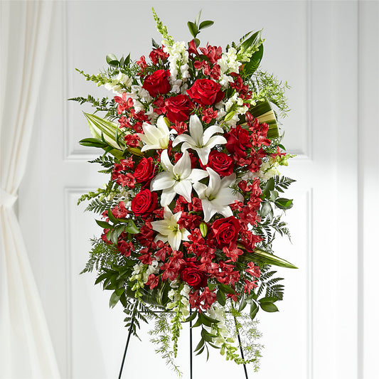 Everlasting Memory Standing Spray –  Country Cottage Floral Creations, Conroe TX