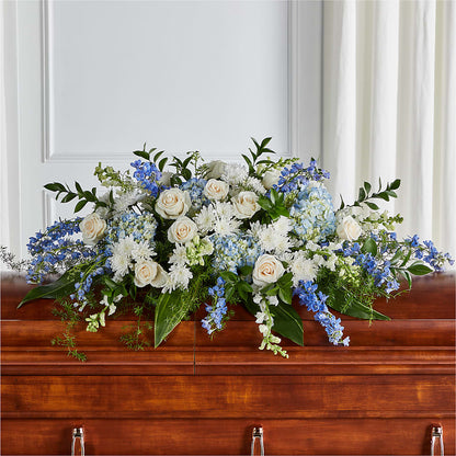 Timeless Essence Casket Spray –  Country Cottage Floral Creations, Conroe TX