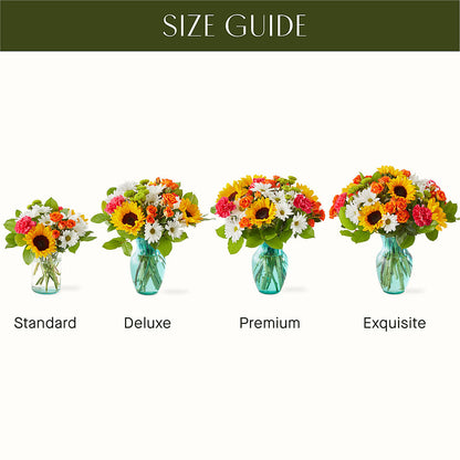 Sun-drenched Blooms Bouquet –  Country Cottage Floral Creations, Conroe TX