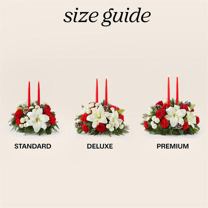 Seasonal Festivities Centerpiece –  Country Cottage Floral Creations, Conroe TX