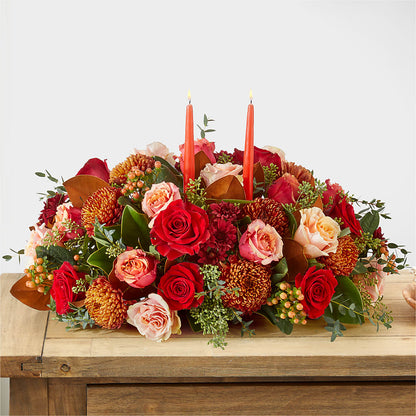 Gather Near Centerpiece –  Country Cottage Floral Creations, Conroe TX