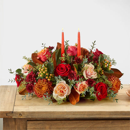 Gather Near Centerpiece –  Country Cottage Floral Creations, Conroe TX