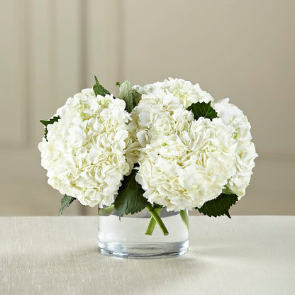 White Hydrangea Bouquet –  Country Cottage Floral Creations, Conroe TX